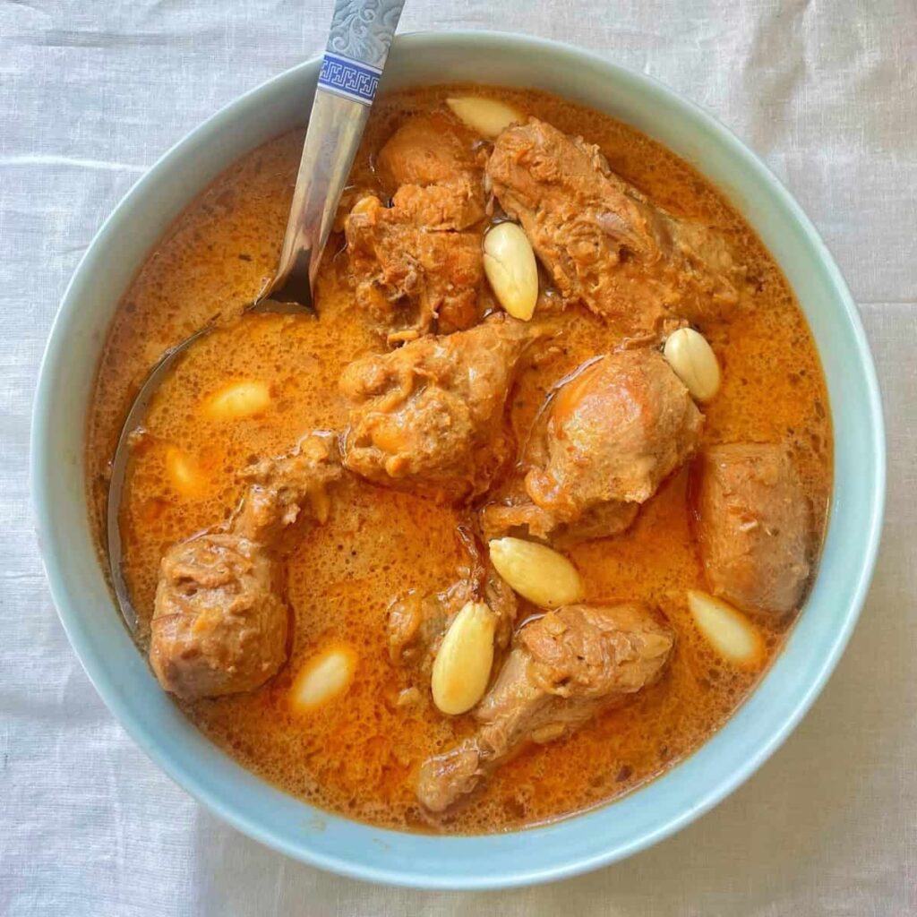 Pakistani chicken qorma