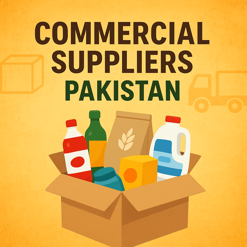 Commercial Suppliers Pakistan – Reliable B2B Partners for Quality Products