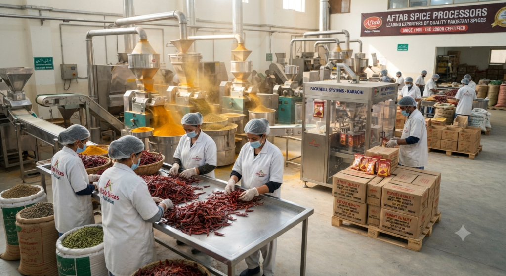 Export Quality Spice Processors in Pakistan